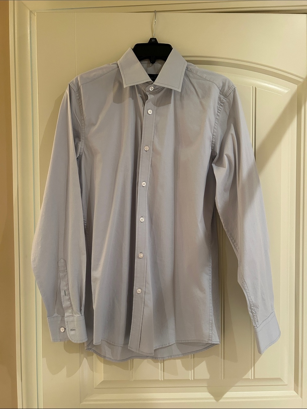 Combatant Gentlemen - Men's Light Blue Slim Fit Dress Shirt